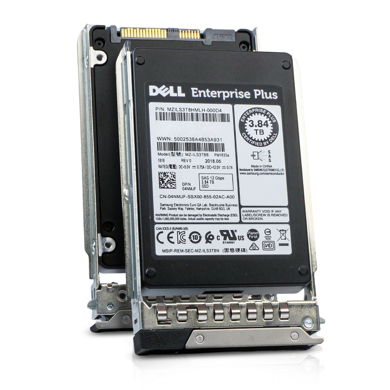 Dell G14 04NMJF 3.84TB 1 DWPD SAS 12Gb/s 3D TLC 2.5in Refurbished SSD