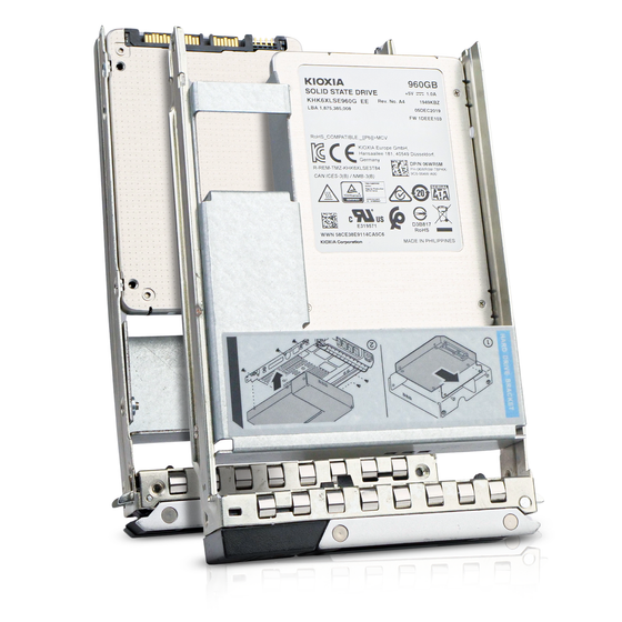 Kioxia KHK6XLSE960G 06WR5M 960GB SATA 6Gb/s 2.5" SSD, Combine View