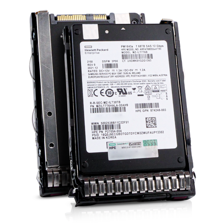 HPE PM1643a MZILT7T6HALA-00AH9 7.68TB SAS 12Gb/s 2.5" Enterprise SSD, Combine view