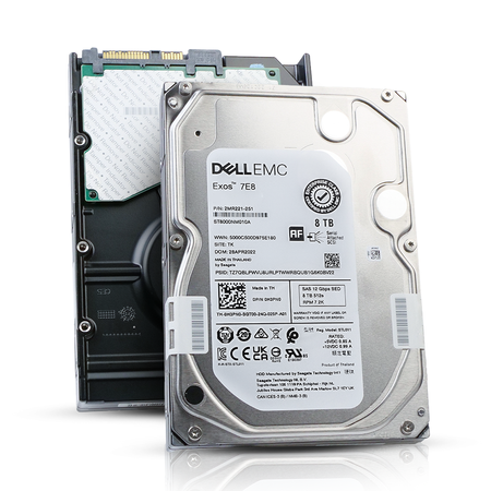 Dell/Seagate Exos 7E8 ST8000NM010A 8TB 7.2K RPM SAS 12Gb/s 512e 256MB 3.5in HDD