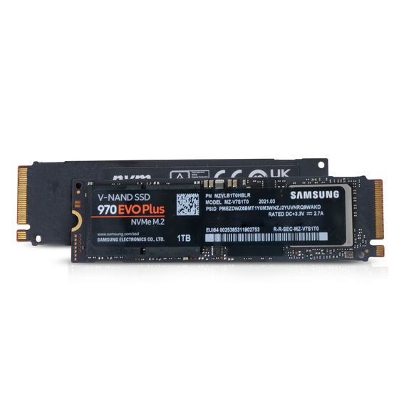 Samsung 970 EVO Plus MZVLB1T0HBLR 1TB PCIe Gen 3.0 x4 4GB/s 3D TLC NVMe M.2 2280 Refurbished SSD