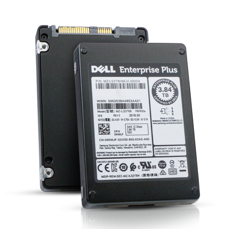 Dell/Samsung PM1633a MZILS3T8HMLH 3.84TB 1 DWPD SAS 12Gb/s 3D TLC 2.5in Refurbished SSD