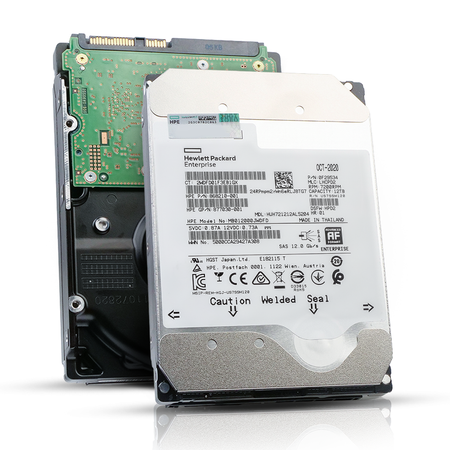 HP/HGST Ultrastar DC HC520 HUH721212AL5204 0F29534 12TB 7.2K RPM SAS 12Gb/s 512e 256MB 3.5in Refurbished HDD