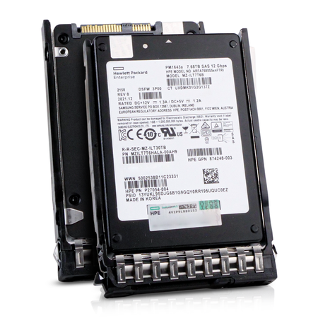 HPE PM1643a MZILT7T6HALA-00AH9 7.68TB SAS 12Gb/s 2.5" Enterprise SSD, Combine view