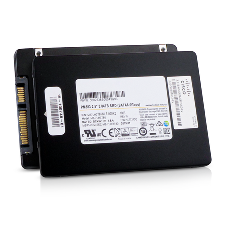 Samsung PM883 MZ7LH3T8HMLT 3.84TB SATA 6Gb/s 1.3 DWPD 2.5" Refurbished Enterprise SSD