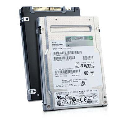 HP/Kioxia CD6-R KCD6XLUL7T68 7.68TB 1 DWPD PCIe Gen 4.0 x4 8GB/s 3D TLC U.3 NVMe 2.5in SSD
