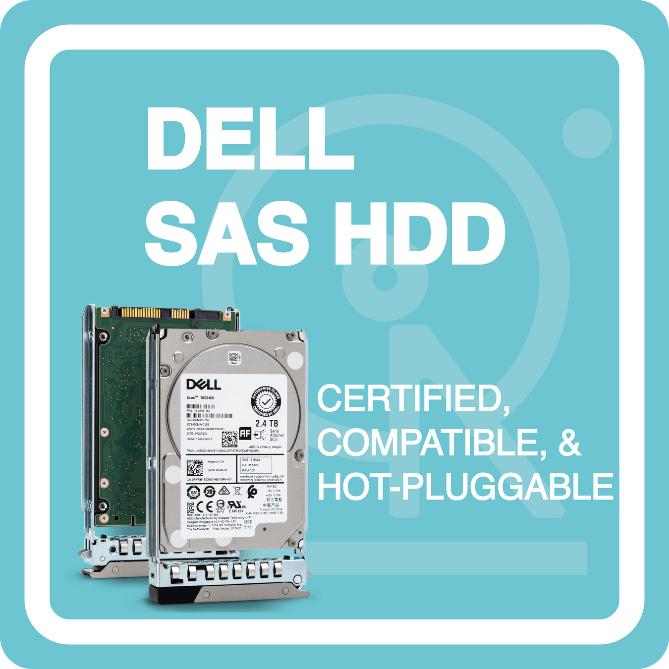 DELL SAS HDD Compatible Hard Drives SSDs