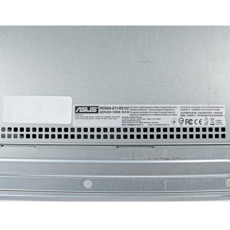 ASUS RS500A-E11-RS12U 1U Single Socket SP3 16x DDR4 DIMM 12x Front 2.5" Bay NVMe/SAS/SATA + 4x Internal 2x 800W PSU | Barebones Server (NO CPU, RAM) | Refurbished