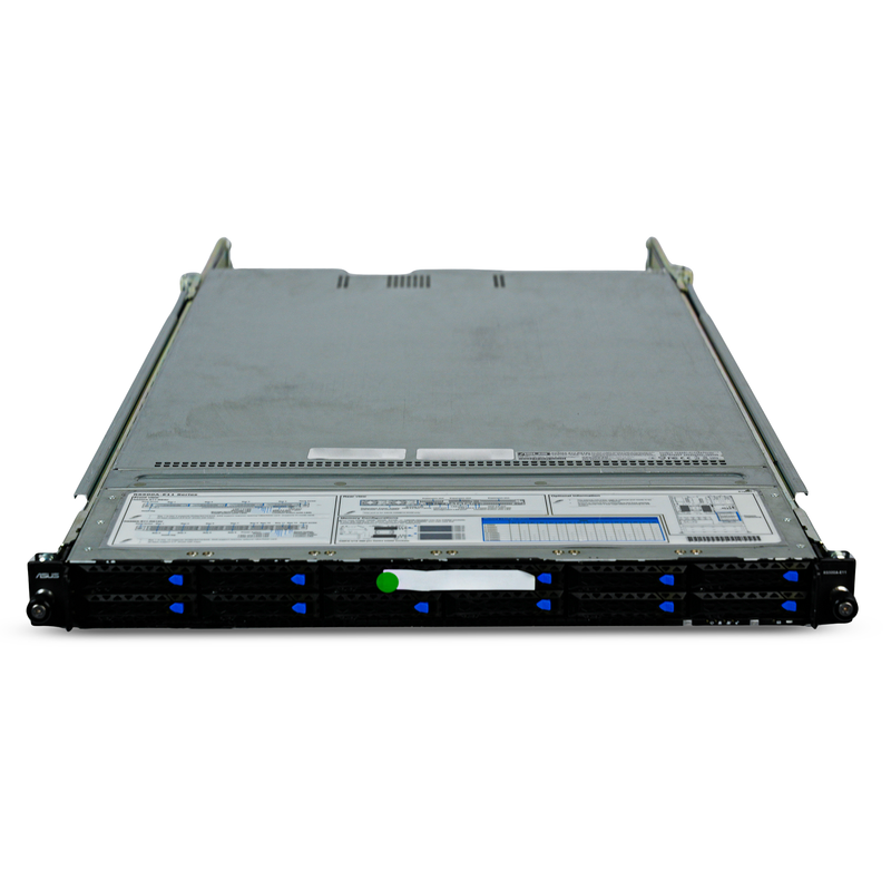 ASUS RS500A-E11-RS12U 1U Single Socket SP3 16x DDR4 DIMM 12x Front 2.5" Bay NVMe/SAS/SATA + 4x Internal 2x 800W PSU | Barebones Server (NO CPU, RAM) | Refurbished