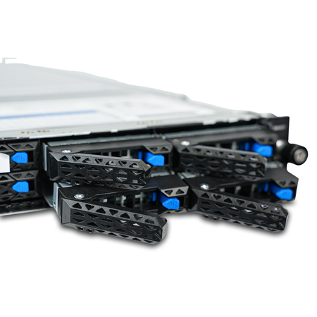 ASUS RS500A-E11-RS12U 1U Single Socket SP3 16x DDR4 DIMM 12x Front 2.5" Bay NVMe/SAS/SATA + 4x Internal 2x 800W PSU | Barebones Server (NO CPU, RAM) | Refurbished