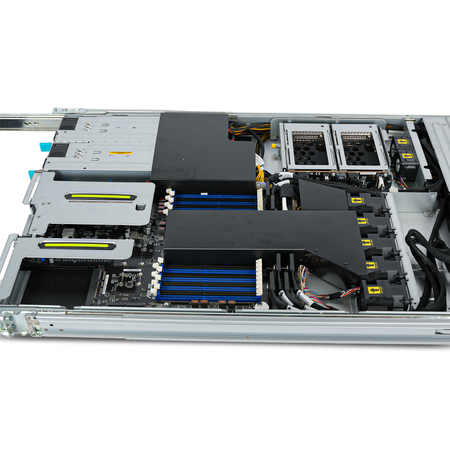 ASUS RS500A-E11-RS12U 1U Single Socket SP3 16x DDR4 DIMM 12x Front 2.5" Bay NVMe/SAS/SATA + 4x Internal 2x 800W PSU | Barebones Server (NO CPU, RAM) | Refurbished