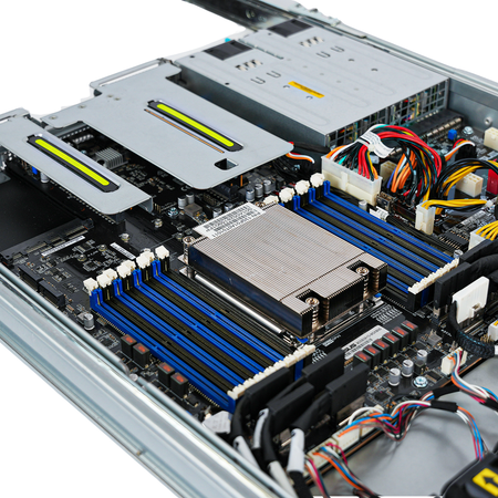 ASUS RS500A-E11-RS12U 1U Single Socket SP3 16x DDR4 DIMM 12x Front 2.5" Bay NVMe/SAS/SATA + 4x Internal 2x 800W PSU | Barebones Server (NO CPU, RAM) | Refurbished