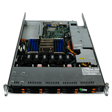 SUPERMICRO WIO A+ Server AS-1114S-WN10RT Single Socket SP3 16x DDR4 DIMM 10x Front 2.5" Bay NVMe/SAS/SATA 1x 750W PSU | Barebones Server (NO CPU, RAM) | Refurbished