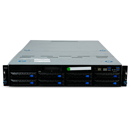 ASUS ESC4000A-E10 2U GPU Server AMD EPYC 7742 64-Core 8x DDR4 DIMM 8x SATA/SAS/NVMe Hot-Swap Bay 4x GPU Slots 2x1600W Refurbished