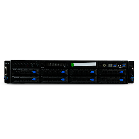 ASUS ESC4000A-E10 2U GPU Server AMD EPYC 7742 64-Core 8x DDR4 DIMM 8x SATA/SAS/NVMe Hot-Swap Bay 4x GPU Slots 2x1600W Refurbished
