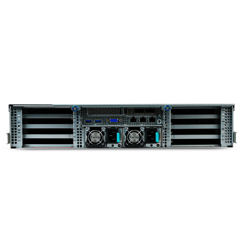 ASUS ESC4000A-E10 2U GPU Server AMD EPYC 7742 64-Core 8x DDR4 DIMM 8x Hot-Swap Bay 4x GPU Slots 2x1600W Refurbished