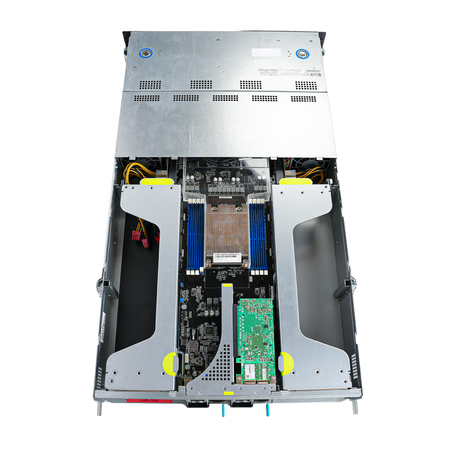ASUS ESC4000A-E10 2U GPU Server AMD EPYC 7742 64-Core 8x DDR4 DIMM 8x SATA/SAS/NVMe Hot-Swap Bay 4x GPU Slots 2x1600W Refurbished