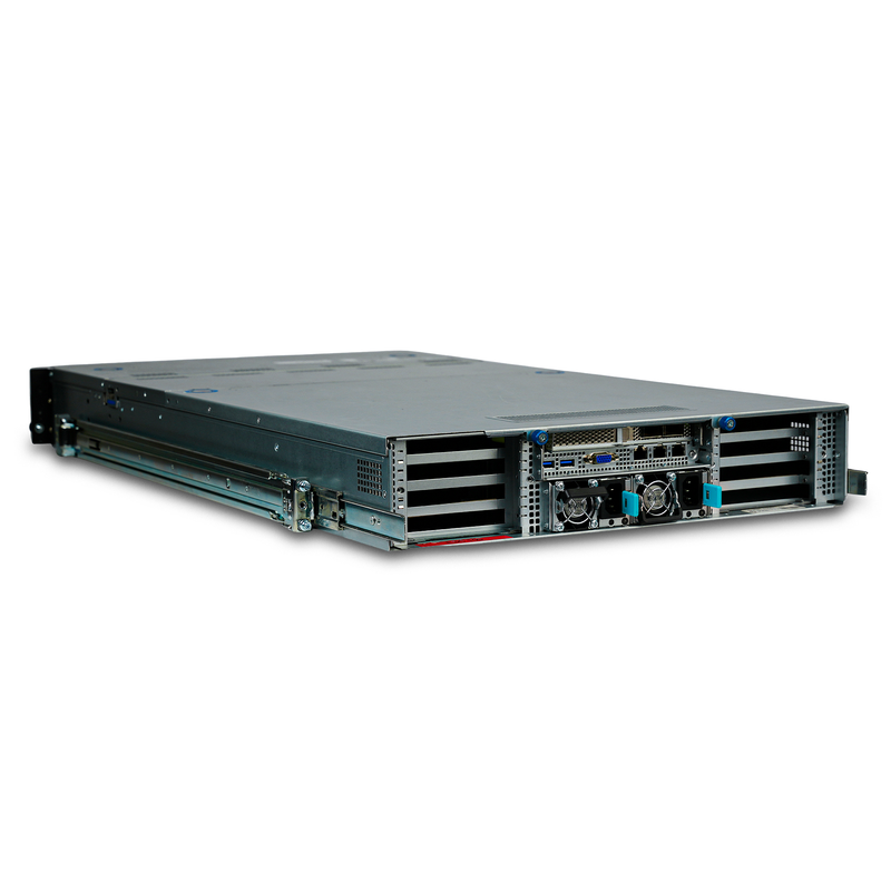 ASUS ESC4000A-E10 2U GPU Server AMD EPYC 7702P 64-Core 8x DDR4 DIMM 8x Hot-Swap Bay 4x GPU Slots 2x1600W Refurbished