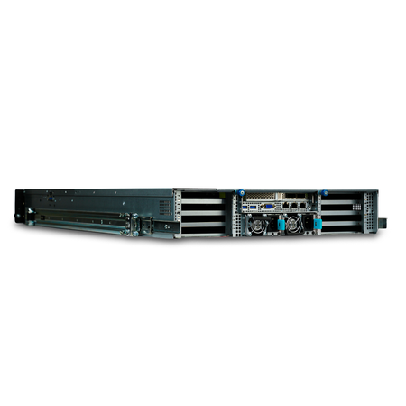 ASUS ESC4000A-E10 2U GPU Server AMD EPYC 7702P 64-Core 8x DDR4 DIMM 8x SATA/SAS/NVMe Hot-Swap Bay 4x GPU Slots 2x1600W Refurbished