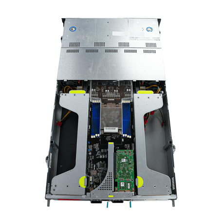 ASUS ESC4000A-E10 2U GPU Server AMD EPYC 7702P 64-Core 8x DDR4 DIMM 8x SATA/SAS/NVMe Hot-Swap Bay 4x GPU Slots 2x1600W Refurbished
