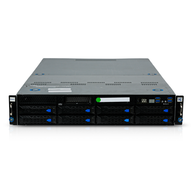 ASUS ESC4000A-E10 2U GPU Server AMD EPYC 7742 64-Core 8x DDR4 DIMM 8x Hot-Swap Bay 4x GPU Slots 2x2200W ConnectX-5 Refurbished