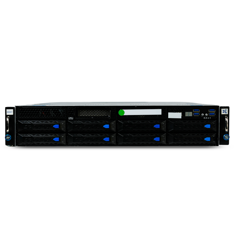 ASUS ESC4000A-E10 2U GPU Server AMD EPYC 7742 64-Core 8x DDR4 DIMM 8x Hot-Swap Bay 4x GPU Slots 2x2200W ConnectX-6 Refurbished