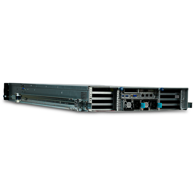ASUS ESC4000A-E10 2U GPU Server AMD EPYC 7742 64-Core 8x DDR4 DIMM 8x Hot-Swap Bay 4x GPU Slots 2x2200W ConnectX-6 Refurbished