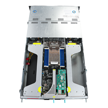 ASUS ESC4000A-E10 2U GPU Server AMD EPYC 7742 64-Core 8x DDR4 DIMM 8x SATA/SAS/NVMe Hot-Swap Bay 4x GPU Slots 2x2200W ConnectX-6 Refurbished