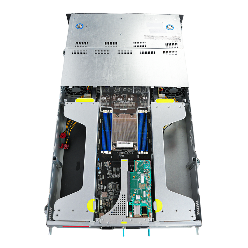 ASUS ESC4000A-E10 2U GPU Server AMD EPYC 7742 64-Core 8x DDR4 DIMM 8x Hot-Swap Bay 4x GPU Slots 2x2200W ConnectX-6 Refurbished