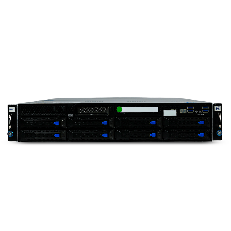 ASUS ESC4000A-E10 2U GPU Server AMD EPYC 7702P 64-Core 8x DDR4 DIMM 8x Hot-Swap Bay 4x GPU Slots 2x2200W Refurbished