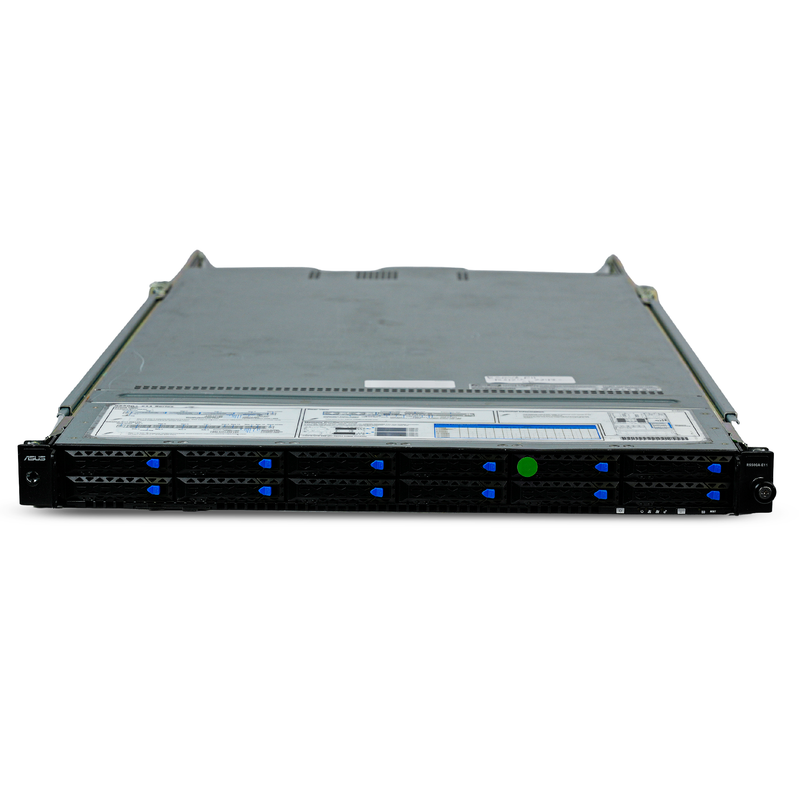 ASUS RS500A-E11-RS12U 1U Server AMD EPYC 7742 64-Core 8x DDR4 DIMM 12x Front 2.5" Bay + 4x Optional Internal Bays 2x800W Refurbished