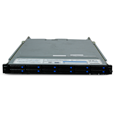 ASUS RS500A-E11-RS12U 1U Rack Server — Single AMD EPYC 7282 16-Core/32-Thread, 3x PCIe Gen4 + 1x OCP 3.0, 16x DDR4 DIMM, 12-Bay 2.5", Broadcom SAS3008 HBA, 2x Intel I350 1GbE + Mellanox ConnectX-4 Lx Dual-Port, 1+1 800W Redundant — CPU Only Refurbished