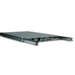 1U rack server with rails, rear view.