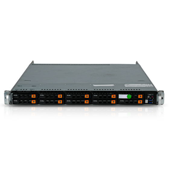 Supermicro AS-1114S-WN10RT 1U Server AMD EPYC 7742 64-Core 16x DDR4 DIMM 10x Front 2.5" Bay 2x750W Refurbished