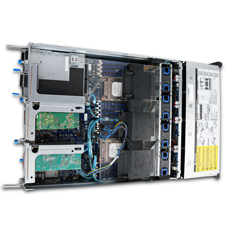 Gigabyte R282-Z93 2U GPU Server Dual AMD EPYC 7402 48-Core 32x DDR4 DIMM 12x SATA/SAS Hot-Swap Bay + 1x M.2 NVMe Slot 3x GPU Slots 2x2000W ConnectX-5 Ex Refurbished