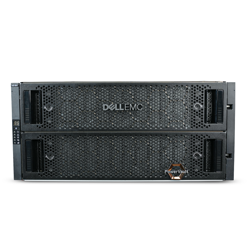 Dell EMC PowerVault ME484 84-Bay 3.5" SAS 12Gb/s 5U Rackmount Dual IOMs Storage Expansion Enclosure JBOD Bare