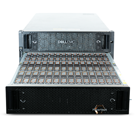 Dell EMC PowerVault ME484 84-Bay 3.5" SAS 12Gb/s 5U Rackmount Dual IOMs Storage Expansion Enclosure JBOD Bare (Refurbished)