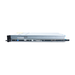 Side view of a Gigabyte 2U server with rail attached.