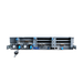 Rear view of a Gigabyte 2U server with dual PSUs and PCIe slots.