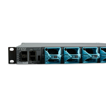 Juniper 48-Port 10GbE SFP+ QFX5100-48S-AFI 1U Rackmount 6x QSFP+ 40GbE Dual PSU Refurbished Network Switch, 8 of 9