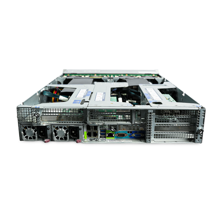 Supermicro AS-2124US-TNRP 2U NVMe Server — Dual AMD EPYC 7542 32-Core (64 Total), 24x NVMe Hot-Swap Bays, 32x DDR4 DIMM Slots, 2x 1600W Titanium PSU (1+1) — CPU Only Refurbished
