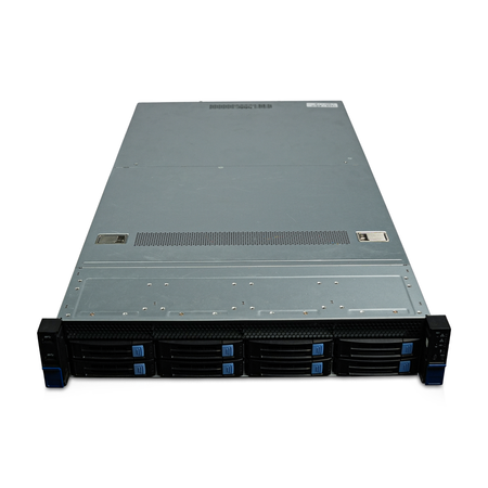 2U rack server with eight front 3.5-inch drive bays.