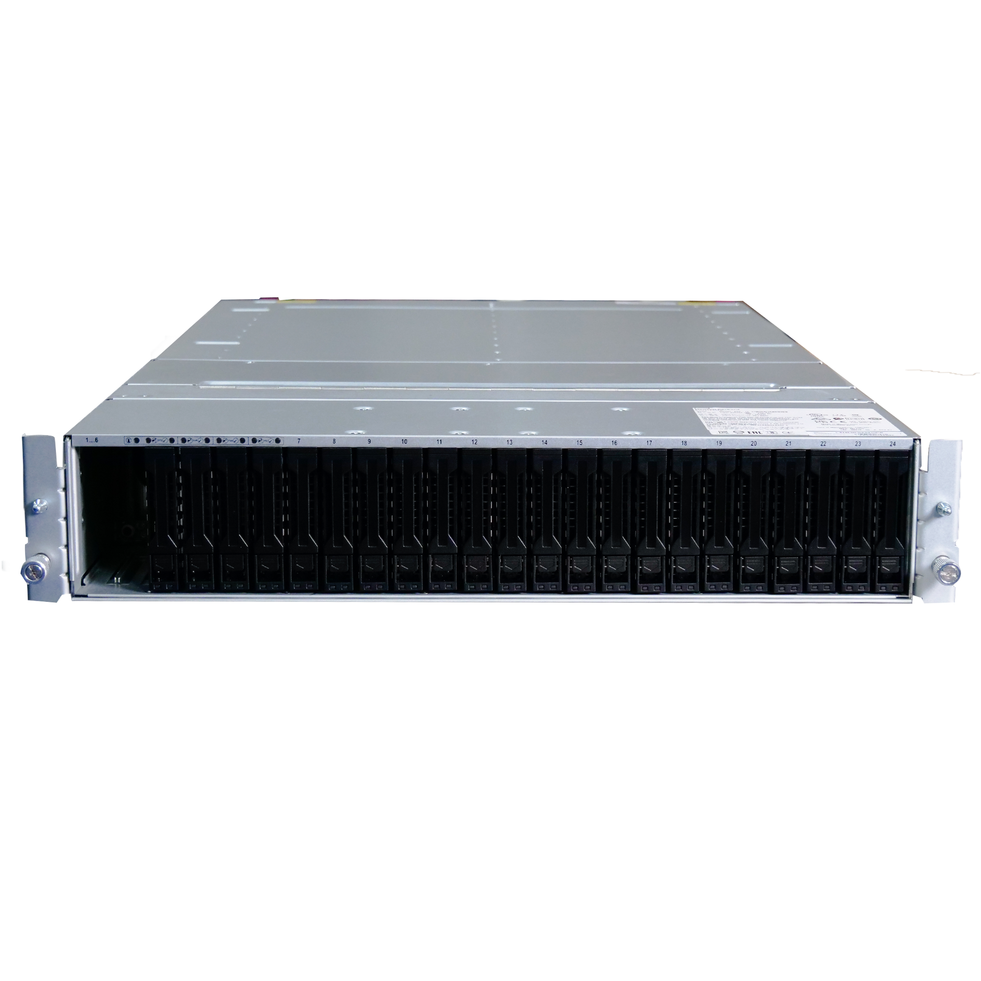 HPE J2000 6x100GbE 2.5" NVMe 24 Bay U.2 JBOF R4T21A Refurbished