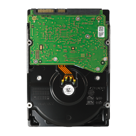 Western Digital Ultrastar DC HC520 HUH721212ALE600 0F29618 12TB 7.2K RPM SATA 6Gb/s 512e Power Disable 3.5in Recertified Hard Drive - Rear View