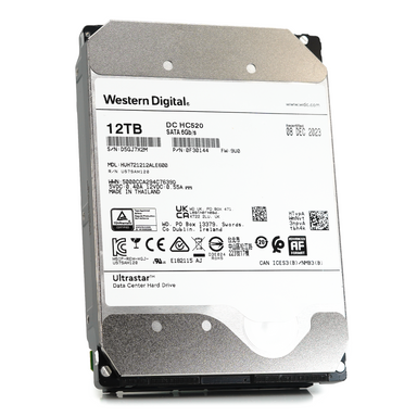 HGST Ultrastar He12 HUH721212ALE600 0F30144 12TB 7.2K RPM SATA 6Gb/s 512e 256MB 3.5" ISE HDD