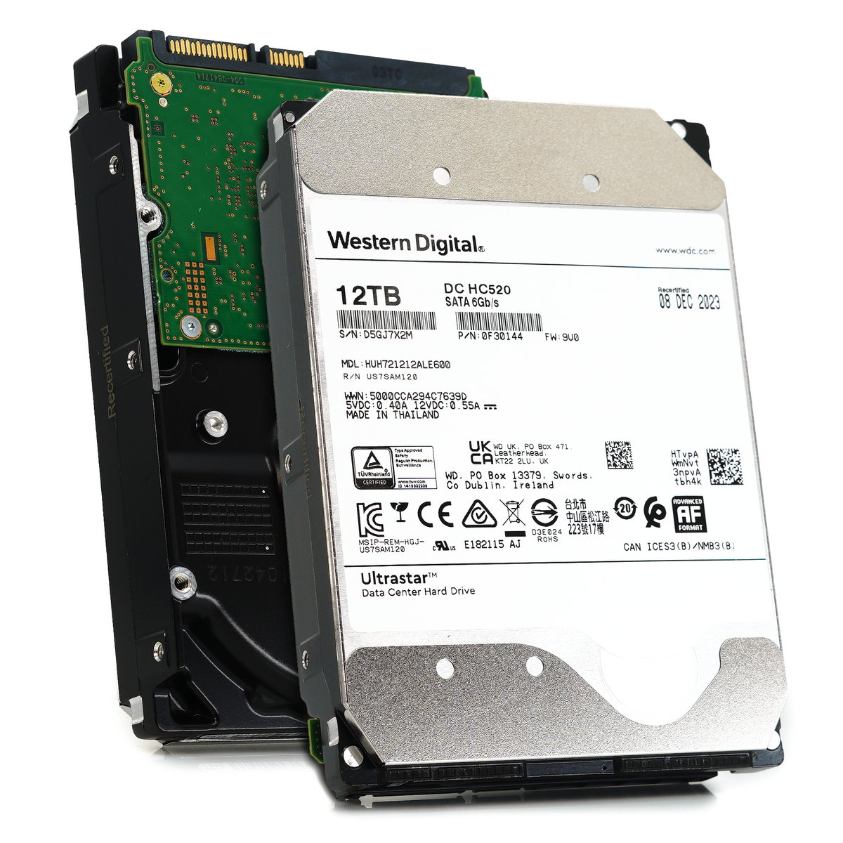 HGST Ultrastar He12 HUH721212ALE600 0F30144 12TB SATA 3.5 HDD ...