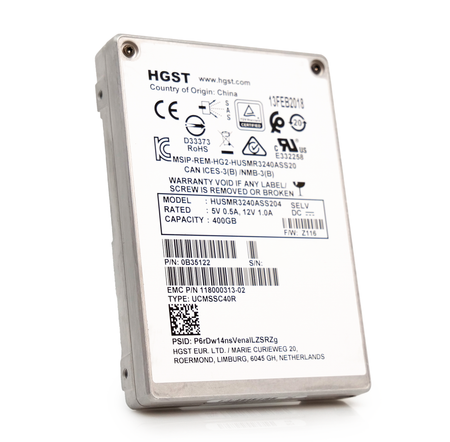 Western Digital Ultrastar DC SS300 HUSMR3240ASS204 400gb 3 DWPD SAS 12Gb/s 3D MLC NAND 2.5in Refurbished SSD