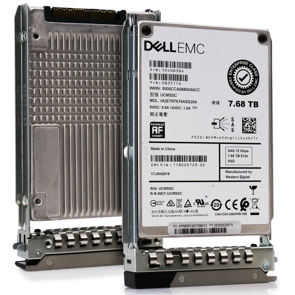 Dell EMC G14 HUSTR7676ASS204 7.68TB SAS 2.5