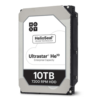 Dell/HGST Ultrastar He10 HUH721010ALE600 0F27486 10TB 7.2K RPM SATA 6Gb/s 512e 256MB 3.5in HDD