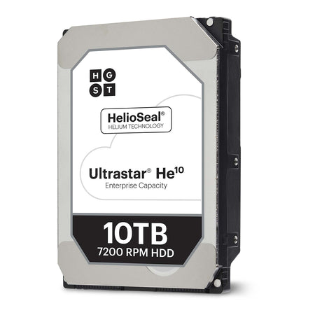 Dell/HGST Ultrastar He10 HUH721010ALE600 0F27486 10TB 7.2K RPM SATA 6Gb/s 512e 256MB 3.5in HDD, 1 of 1